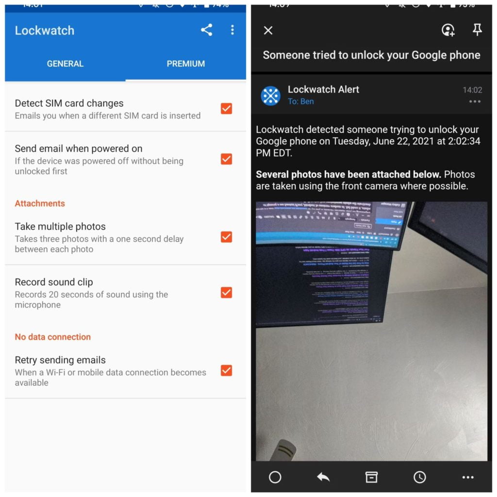 تطبيق Lockwatch لمعرفة من فتح هاتفك تطبيق Lockwatch لمعرفة من فتح هاتفك